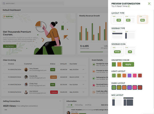 customizer