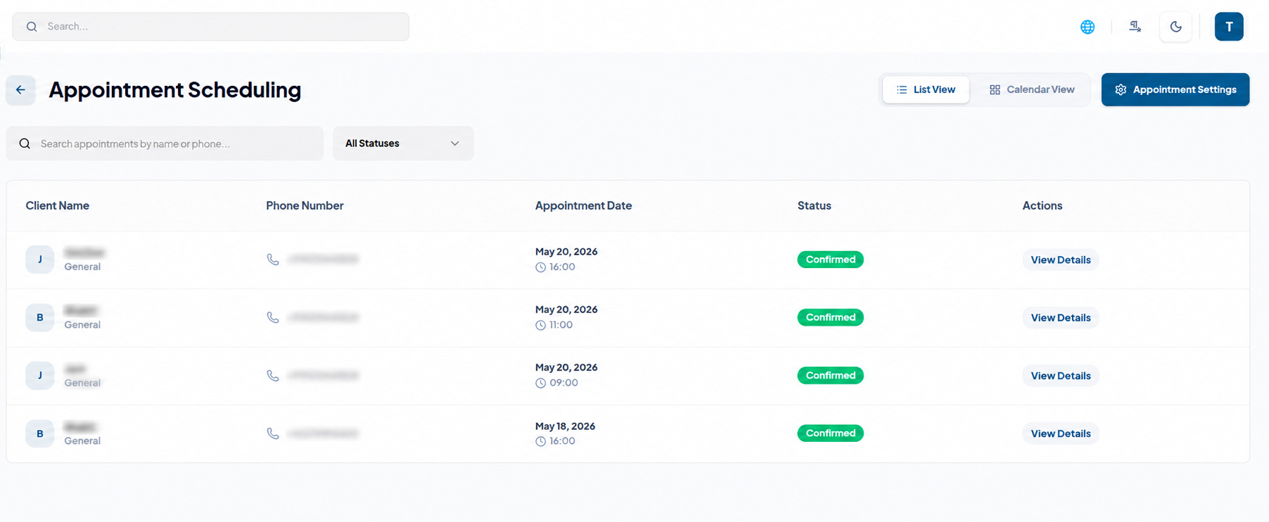 appointment-booking-dashboard