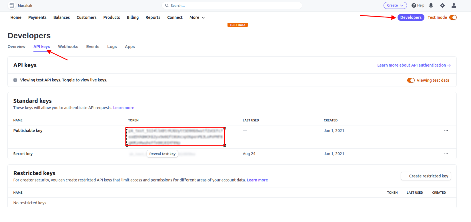 Stripe API Key