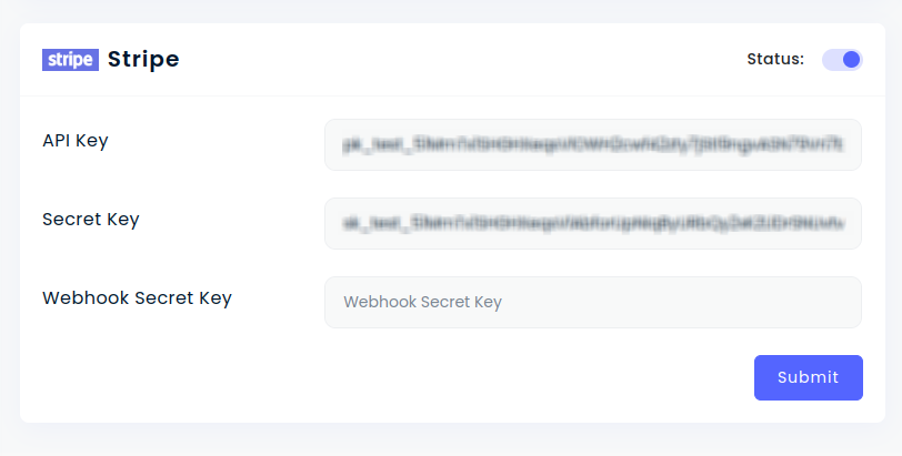 Stripe Dashboard