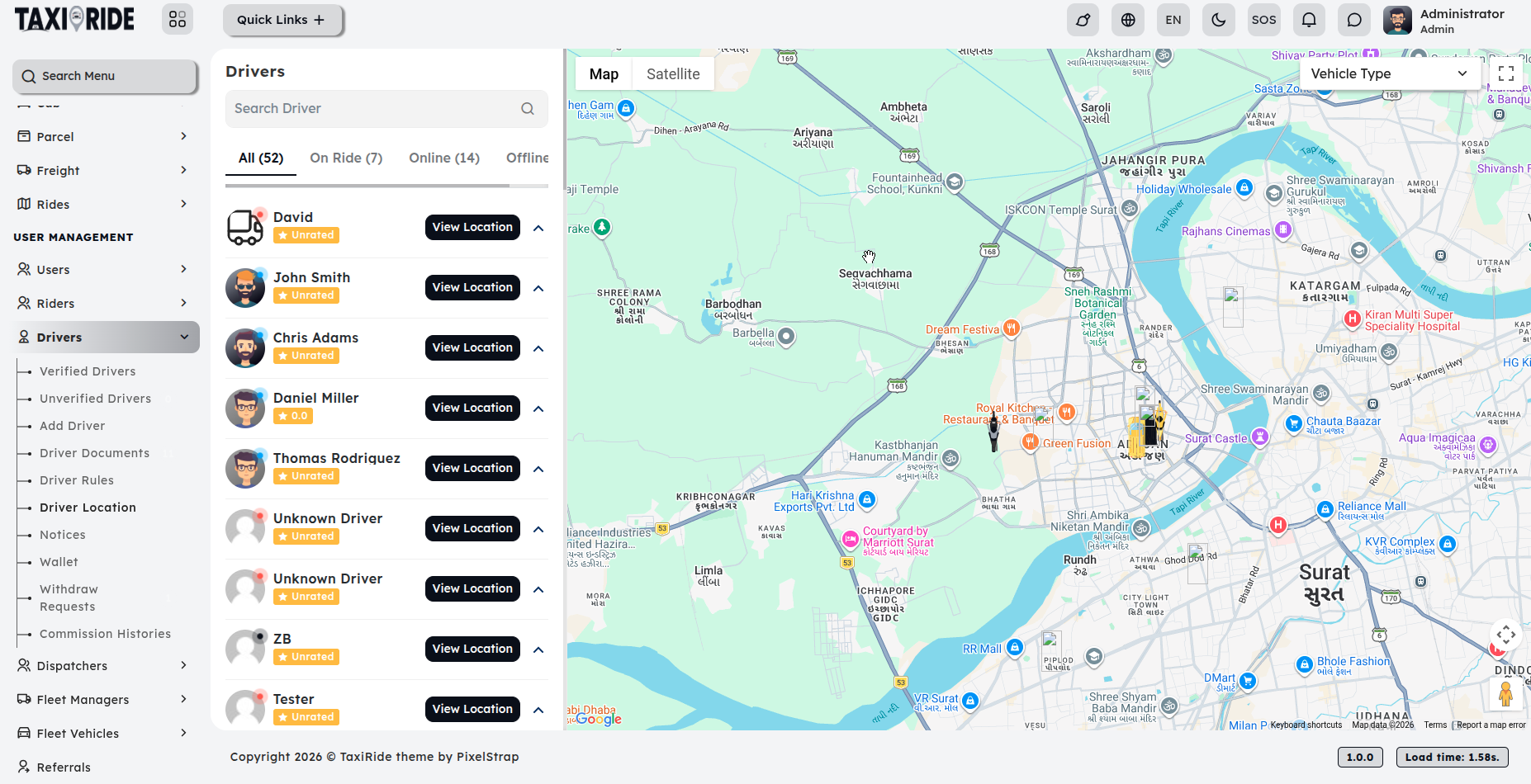 Introduction - TaxiRide Documentation
