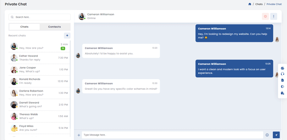 chat