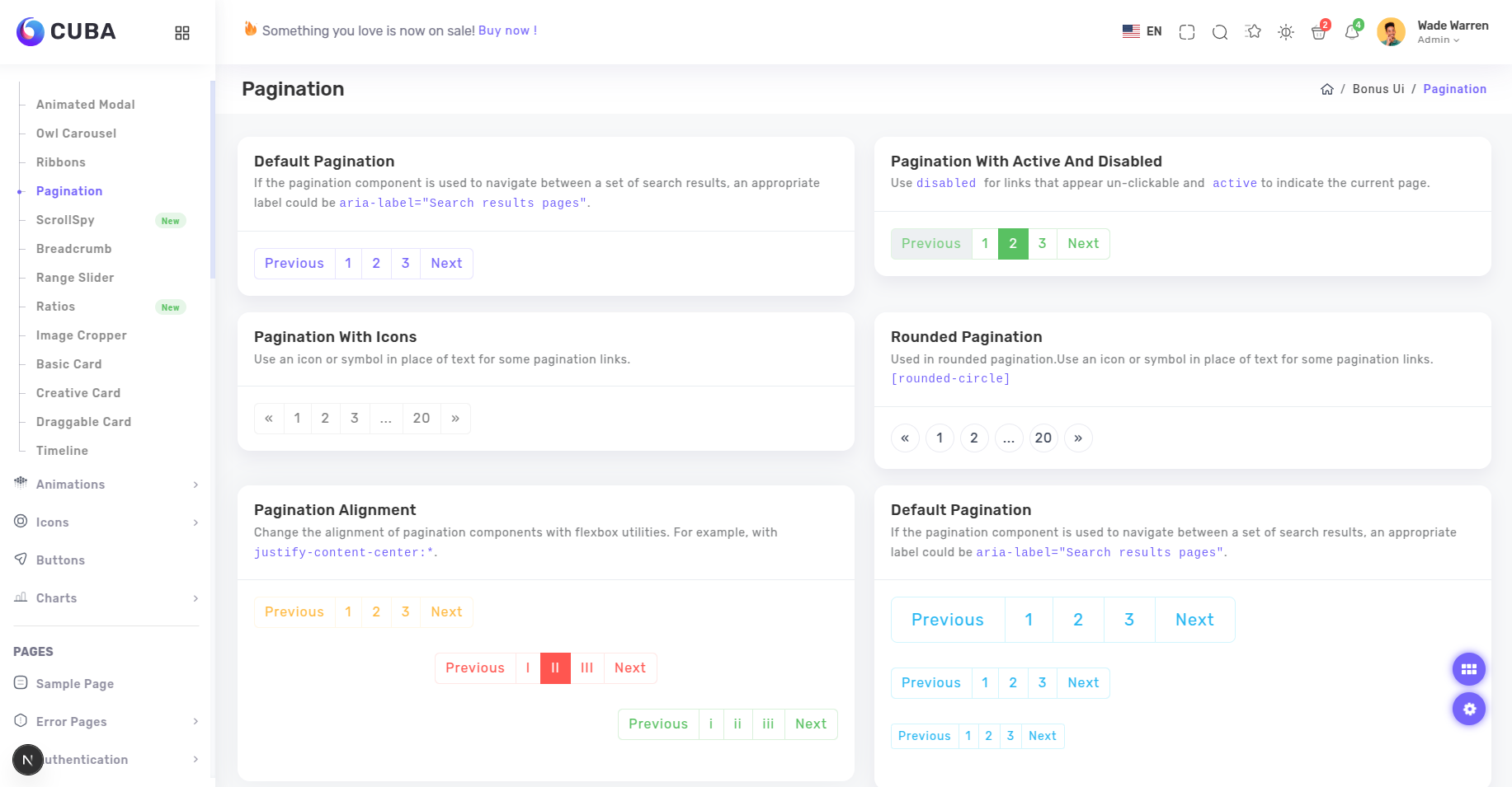 pagination