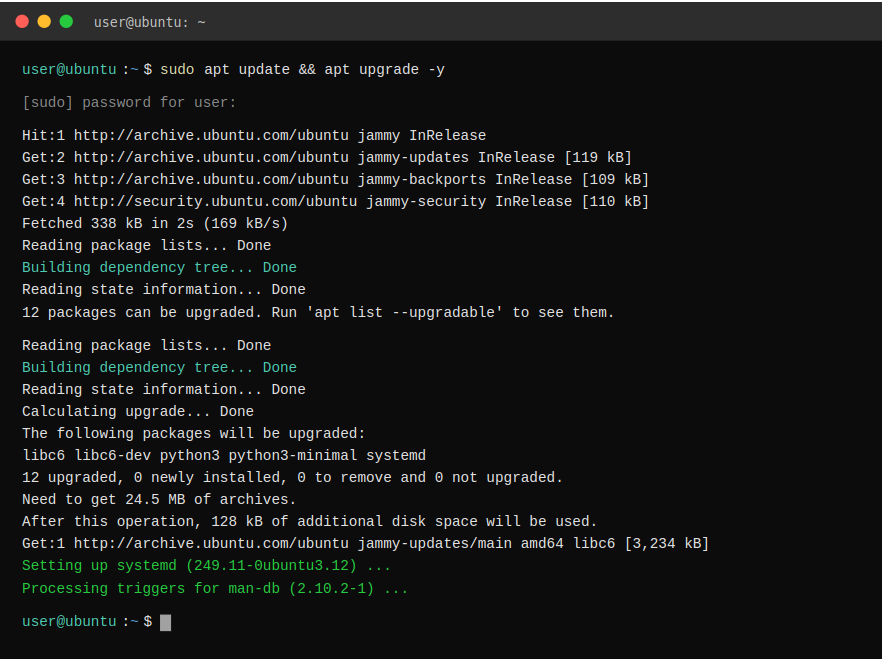 Real-time messaging screenshot