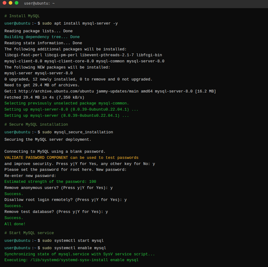 Real-time messaging screenshot