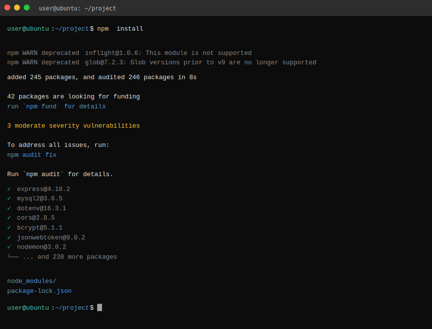 Database Setup