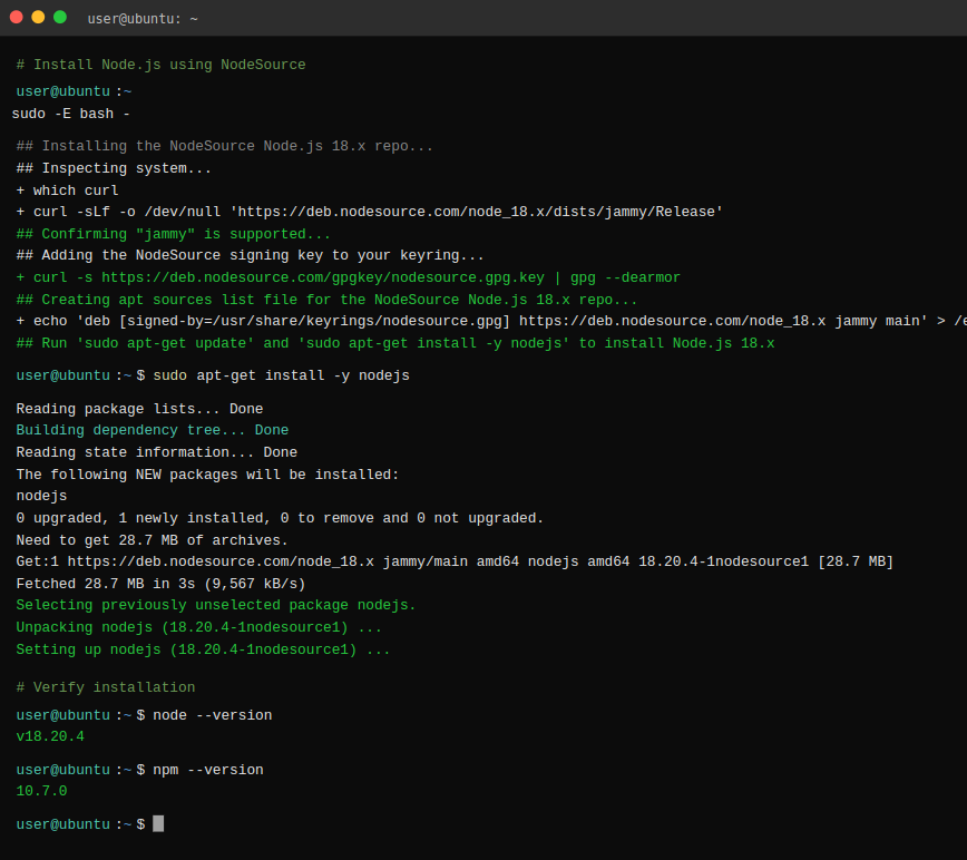 Database Setup