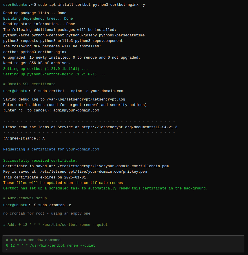 Database Setup
