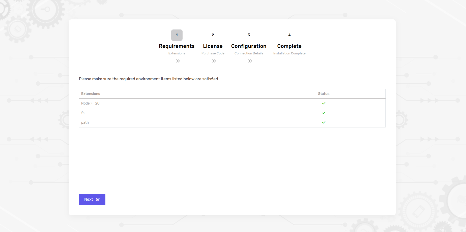 Database Setup