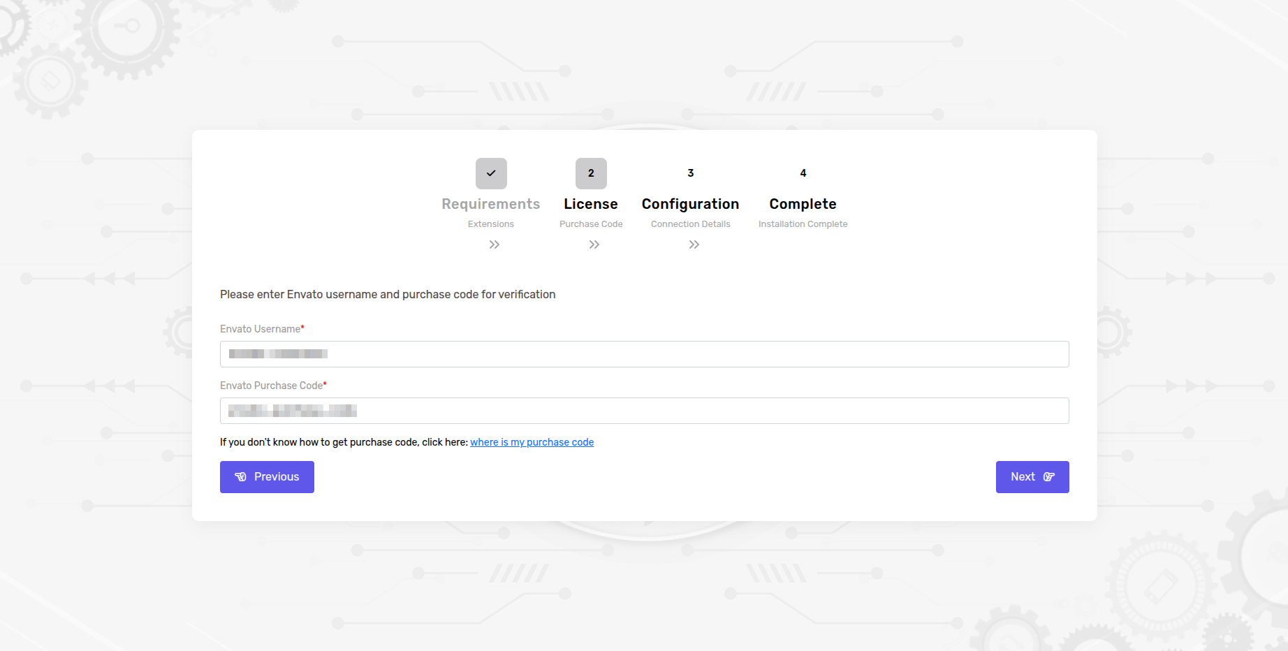 Database Setup