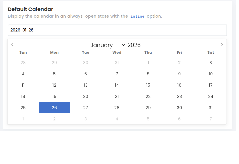 datepicker