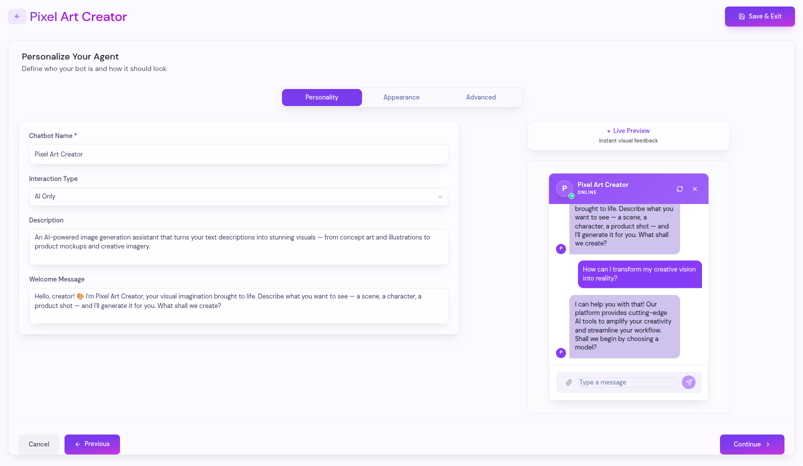 chatbot-customize