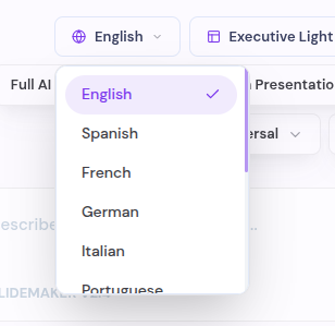 language-selection