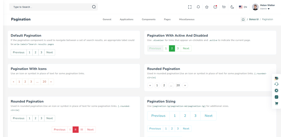 pagination