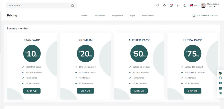 pricing