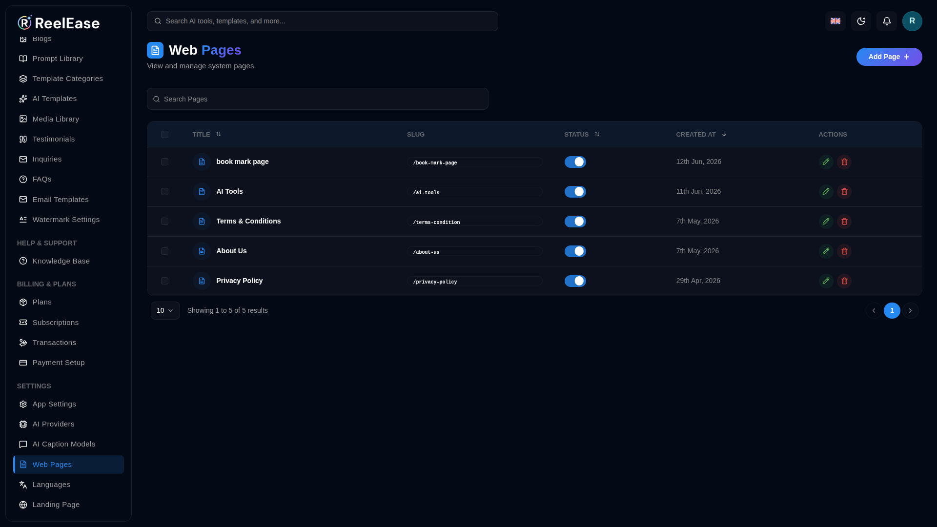 page-list