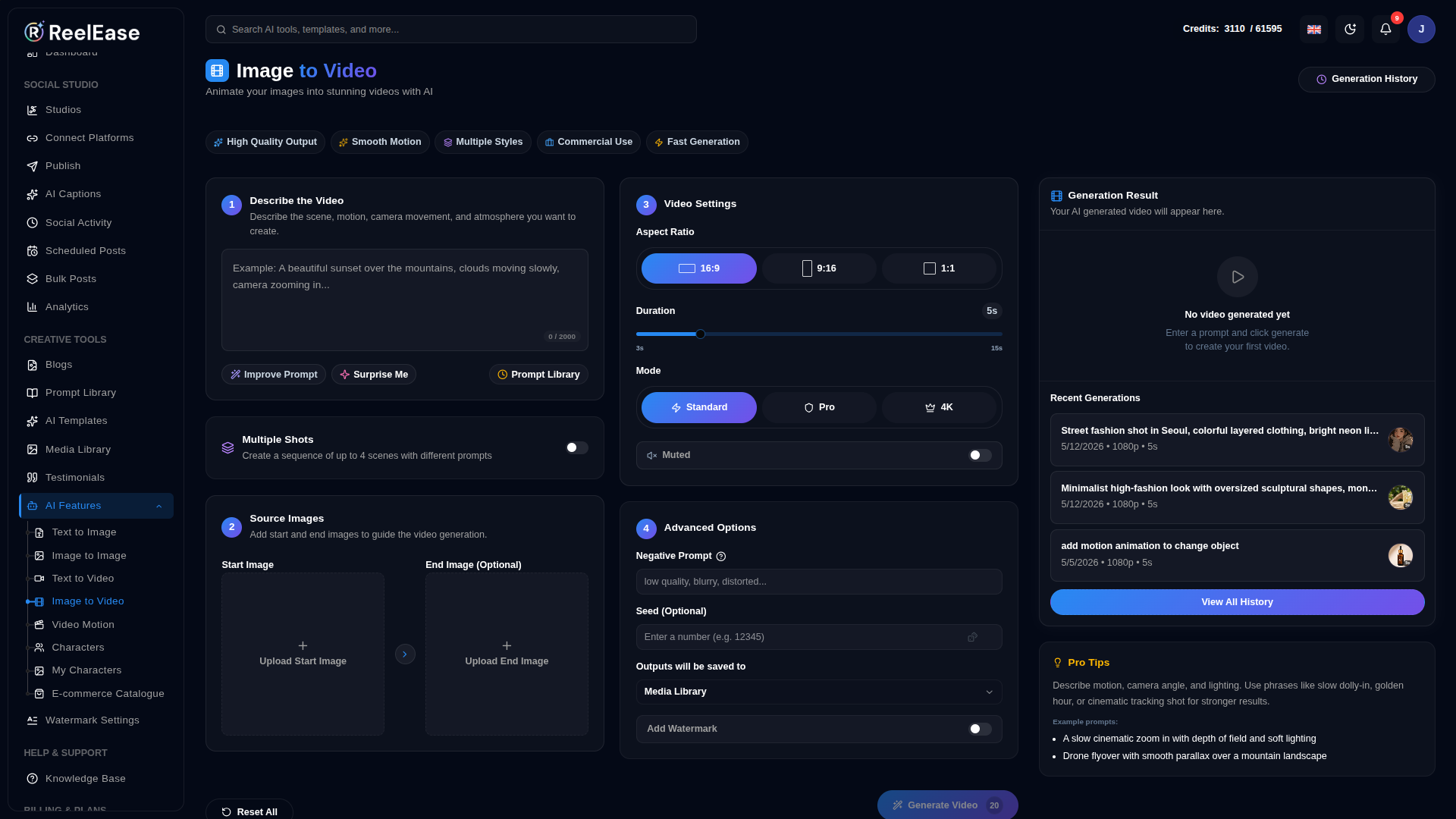 image-to-video-dashboard