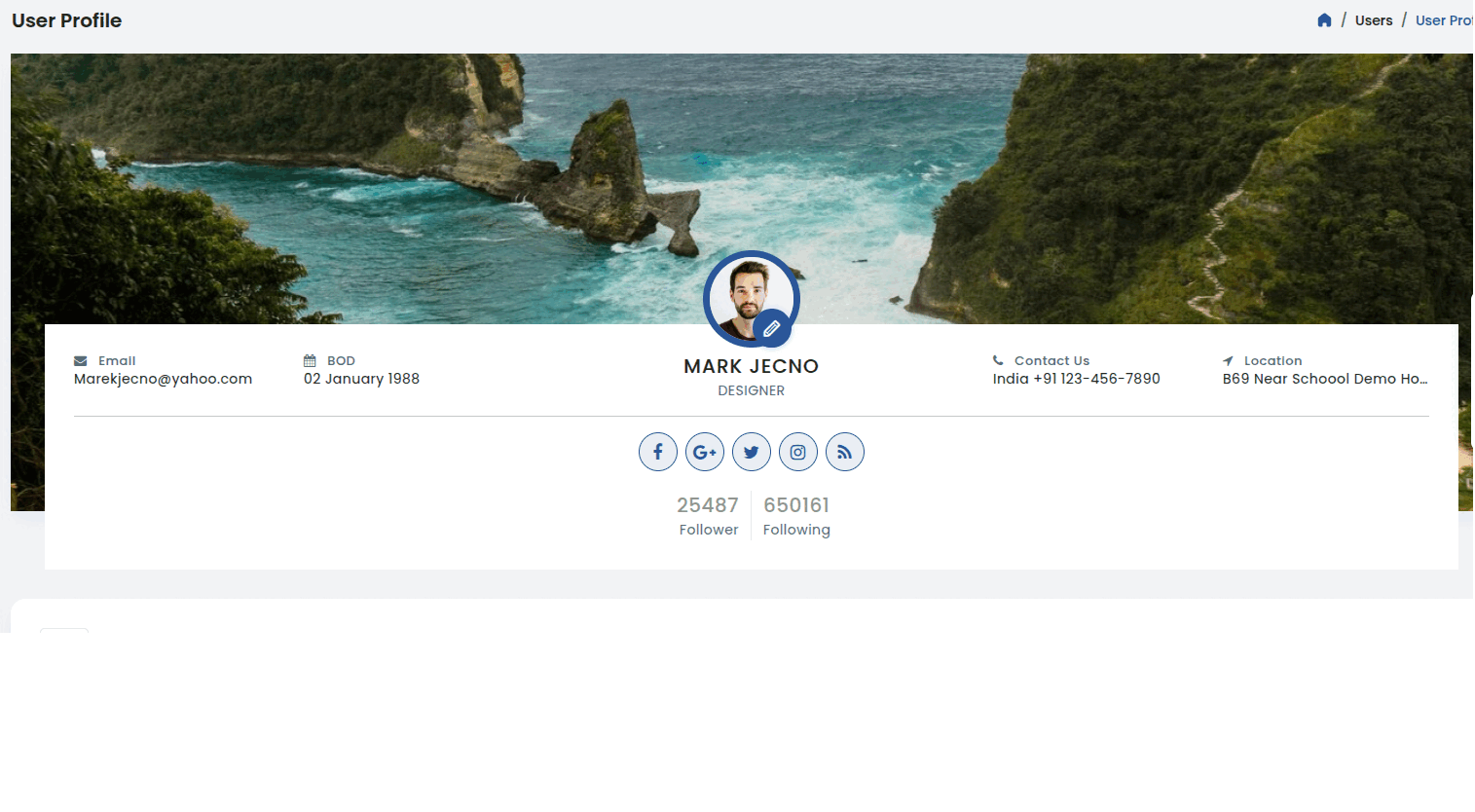 users-profile