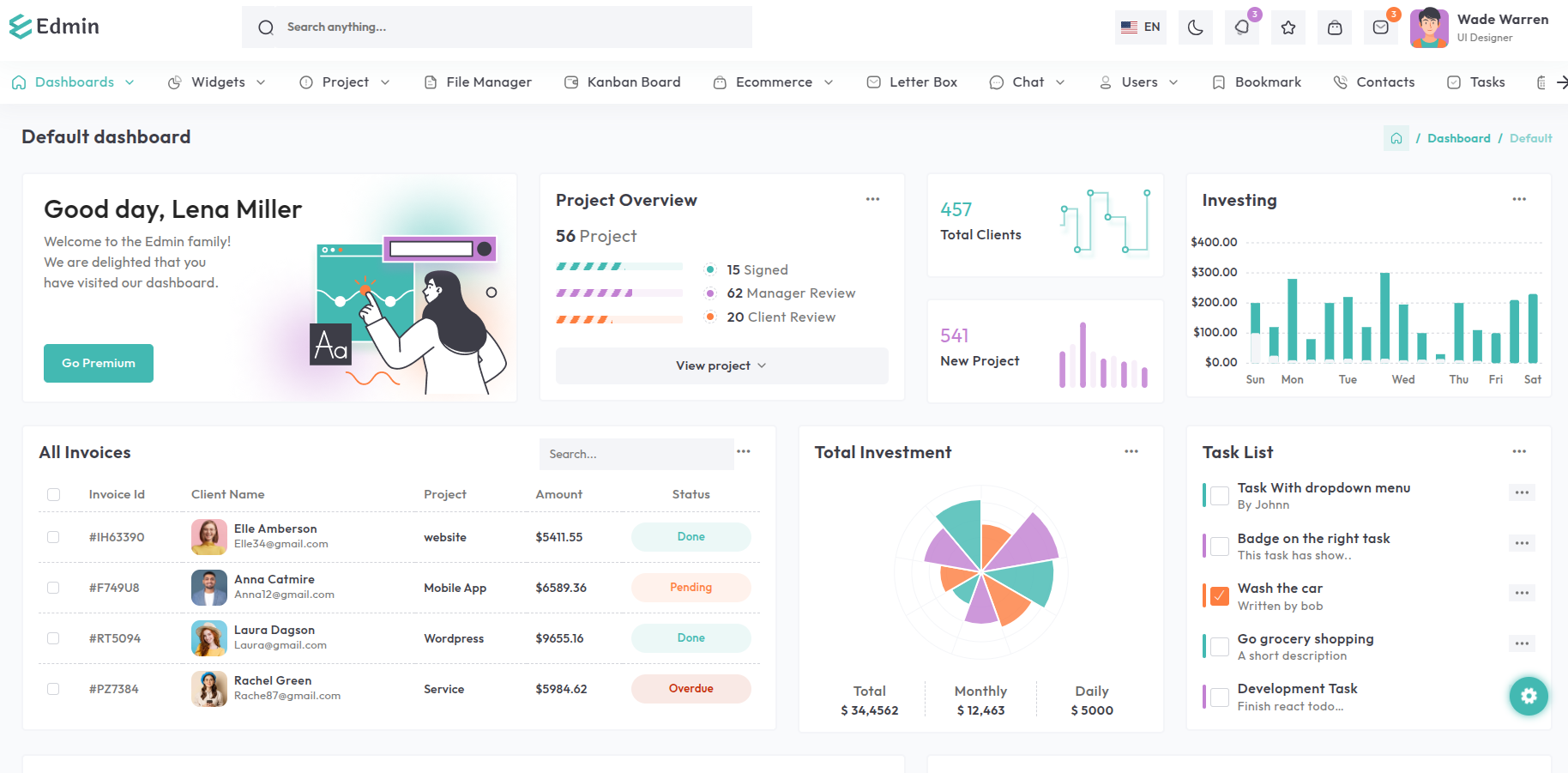 horizontal-sidebar