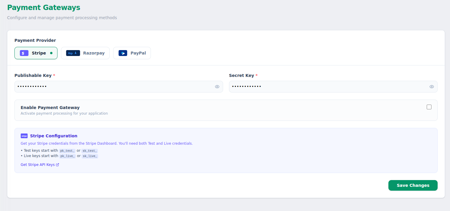 Payment Gateways - WAPI Documentation