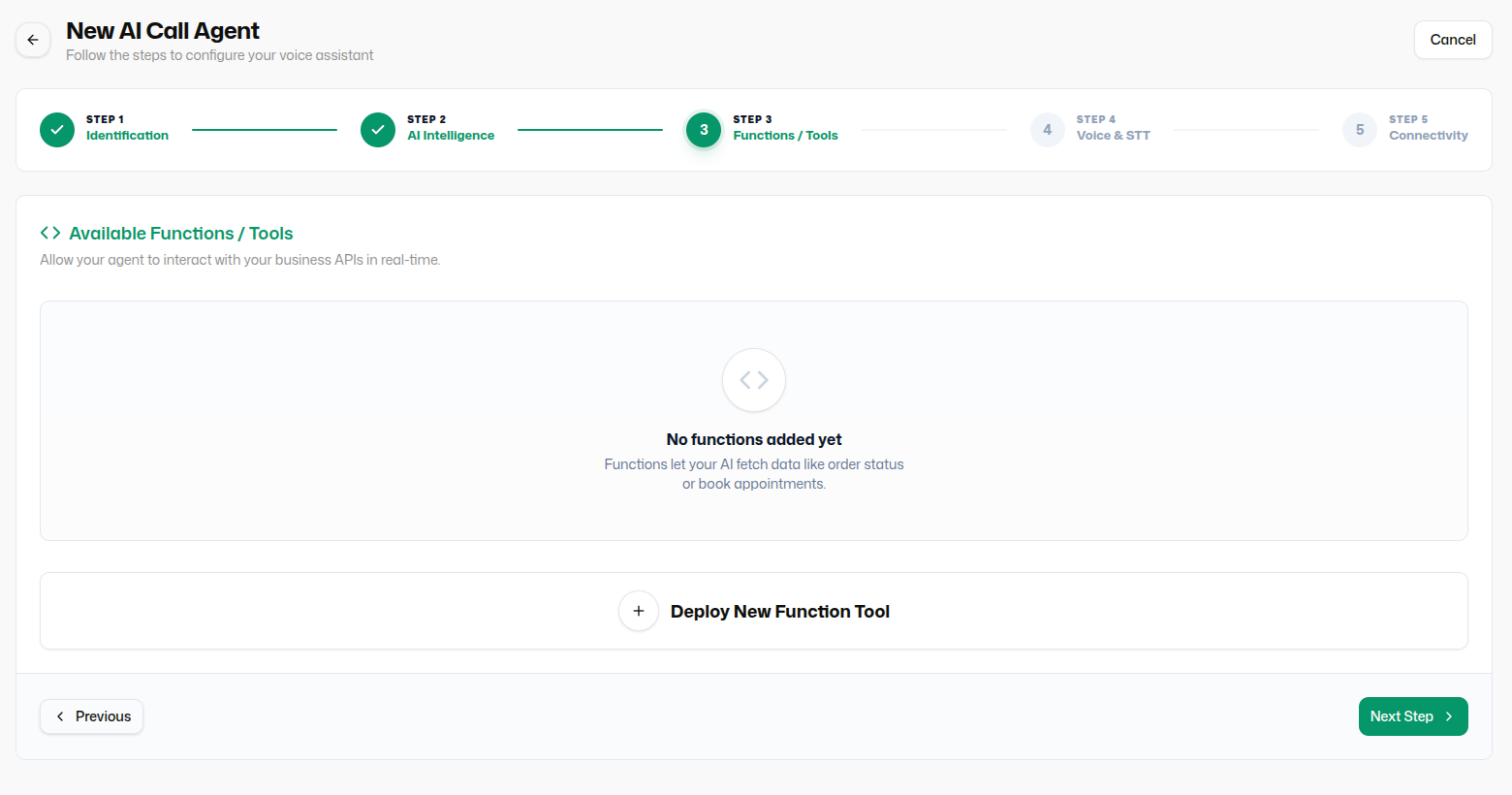 AI Call Assistant - Wapi documentation