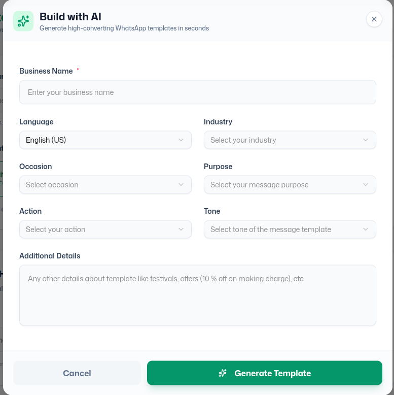 WhatsApp Templates - Wapi documentation
