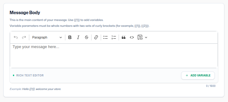 Marketing Template - Wapi documentation