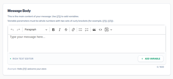 Marketing Template - Wapi documentation
