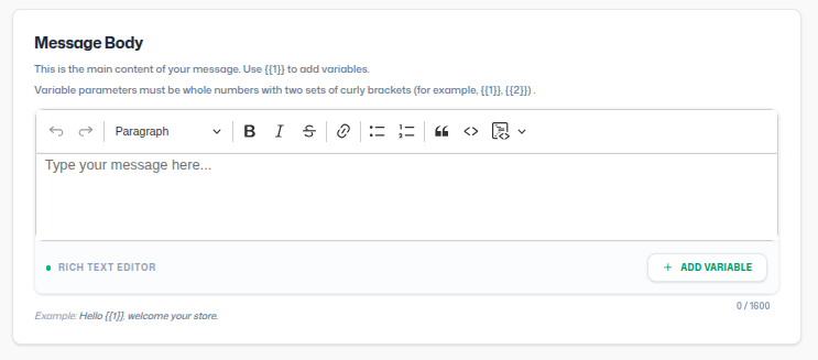 Marketing Template - Wapi documentation