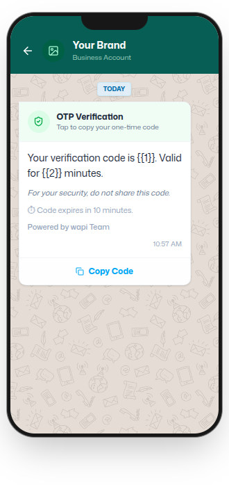 Authentication Template - Wapi documentation