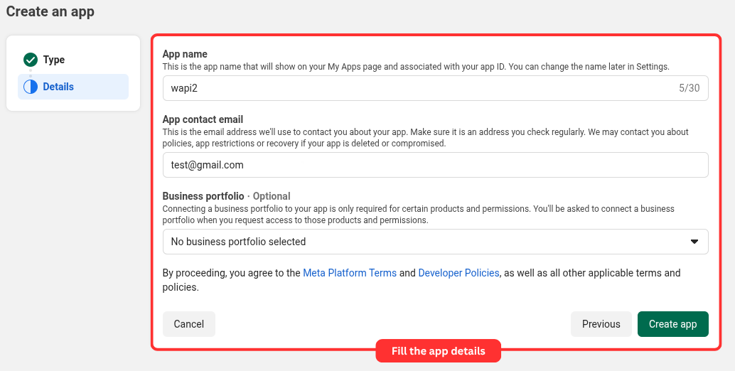 Become a Partner with Meta - Wapi documentation
