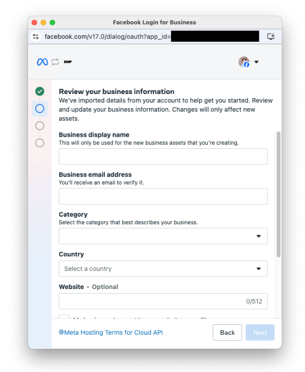 Integrate WABA - Wapi documentation